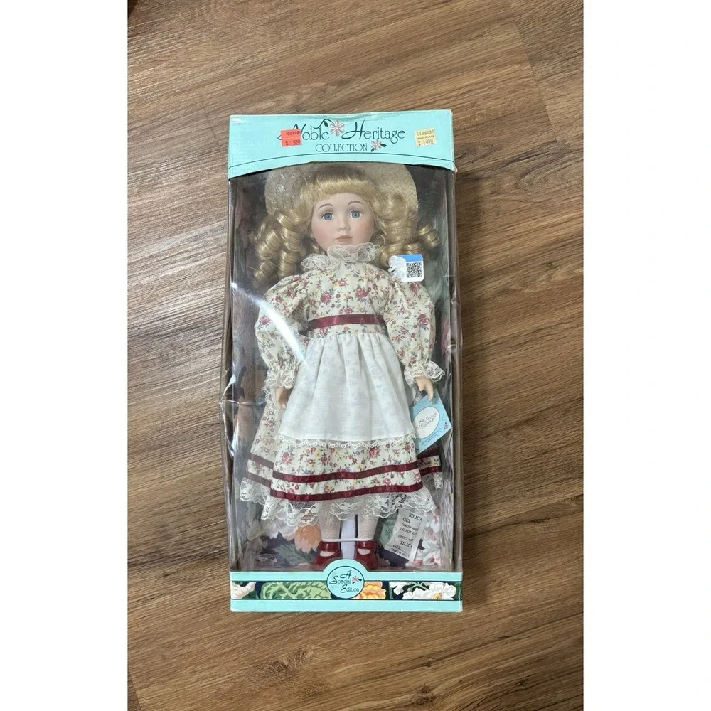 Vintage 1998 Noble Heritage Collection Porcelain Doll Special Edition In Box